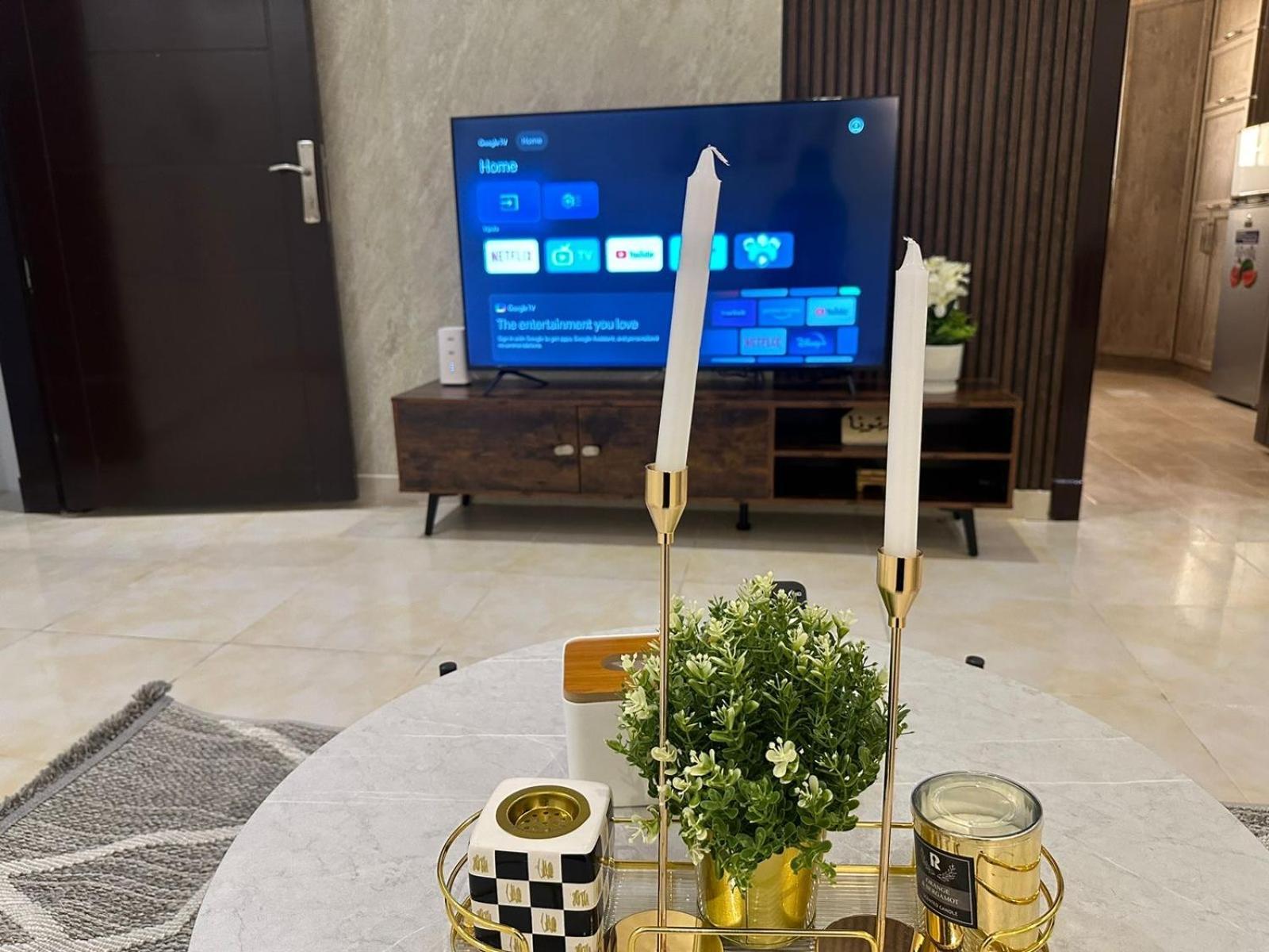 Apartment انيقة غرفتين وصالة بدخول ذاتي